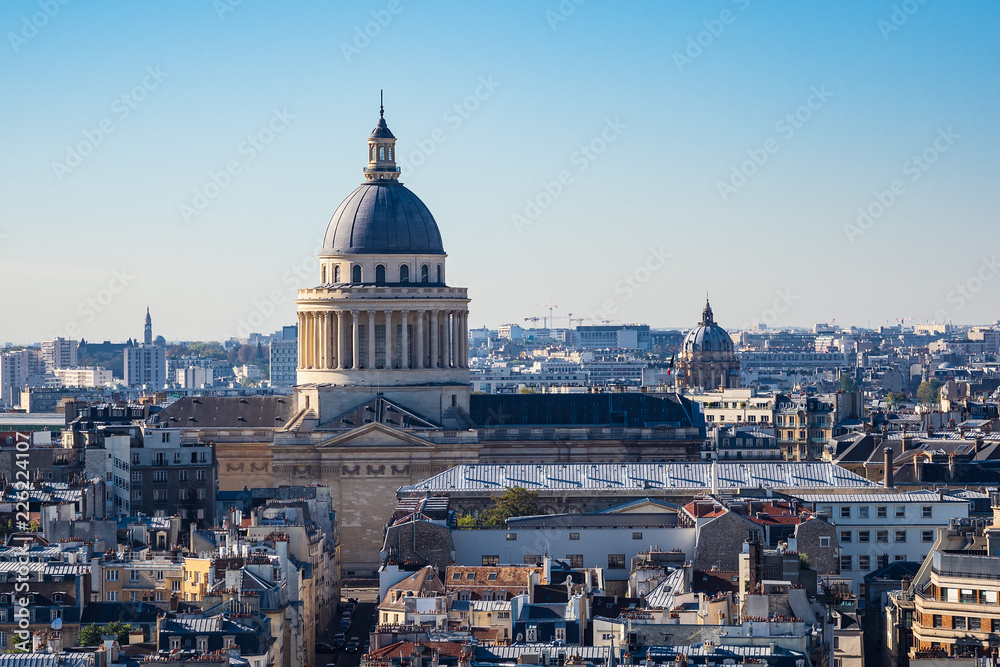 Blick auf das Pantheon in Paris, Frankreich