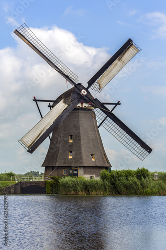 One of the 19 windmill at Kinderdijk in the Netherlands