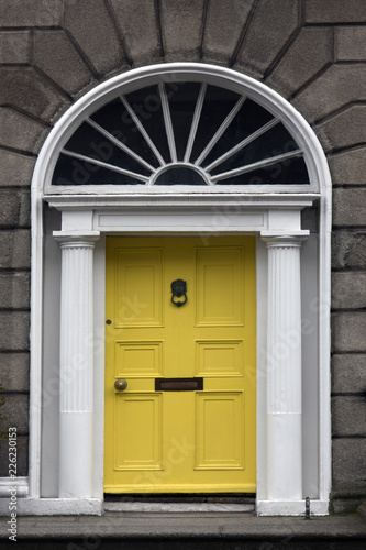 One of the famous Dublin doors - Ireland