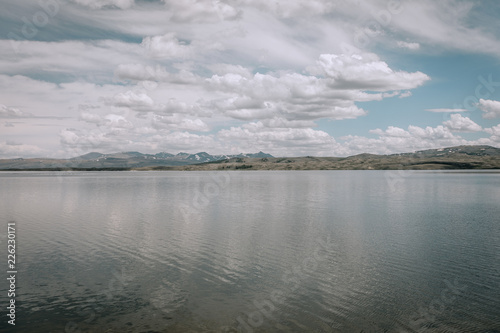 Fototapeta Naklejka Na Ścianę i Meble -  Mongolian landscapes of Altai, mountain lake