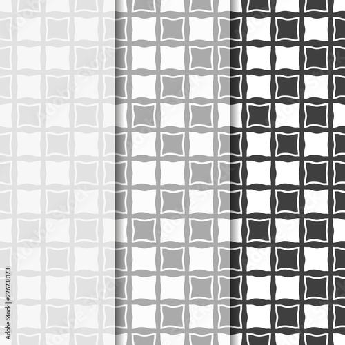 Geometric seamless pattern. Square with uneven edges