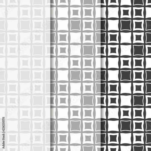 Geometric seamless pattern. Square with uneven edges