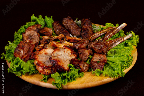 Grilled kebab mix