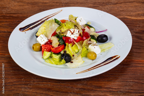 Traditional Greek salad