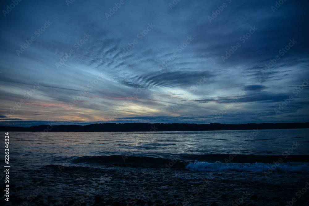 Obraz premium Puget Sound Sunset