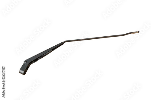 wiper arm of the vehicle on an isolated white background