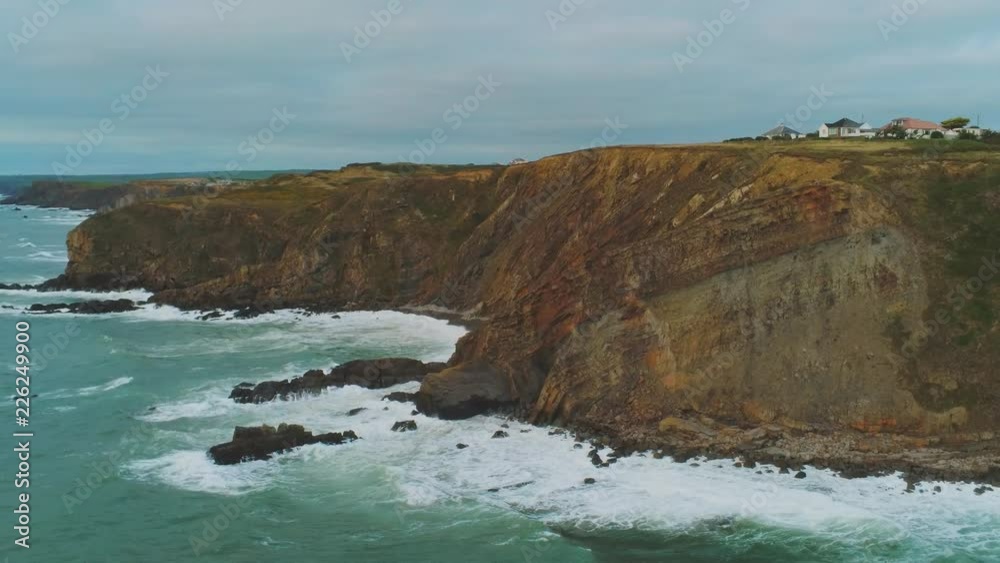The amazing Coast of Cornwall England with its rocky cliffs The amazing Coast of Cornwall England with its rocky cliffs