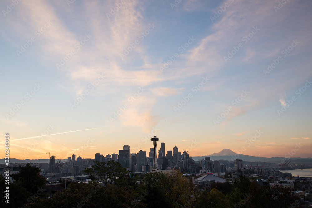 Seattle sunset 