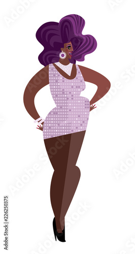 fashion black drag queen