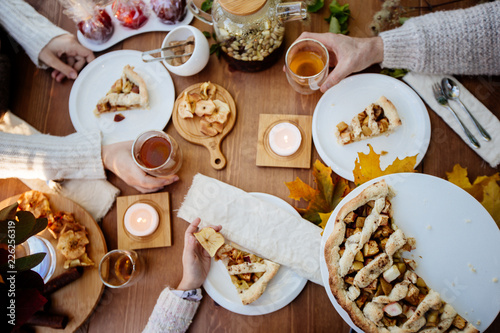 Fotografia Picnic food served.