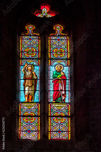 Eglise de Saint-Lizier, Ariège, France photo