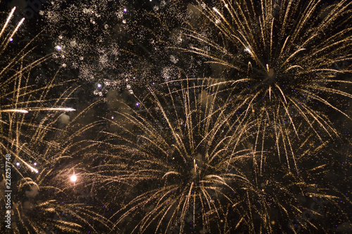Fireworks in the sky