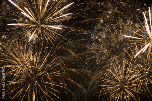 Fireworks in the sky