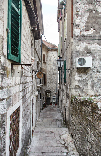 Fototapeta Naklejka Na Ścianę i Meble -  Montenegro. The Town Of Kotor. Streets of old Kotor. 