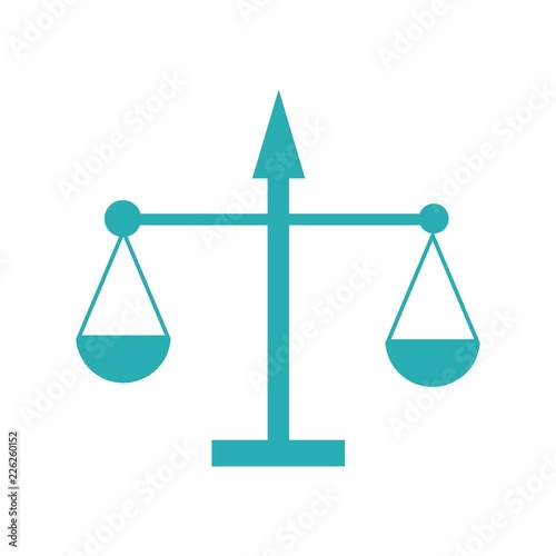 Scales of Justice sign icon. Court of law symbol.