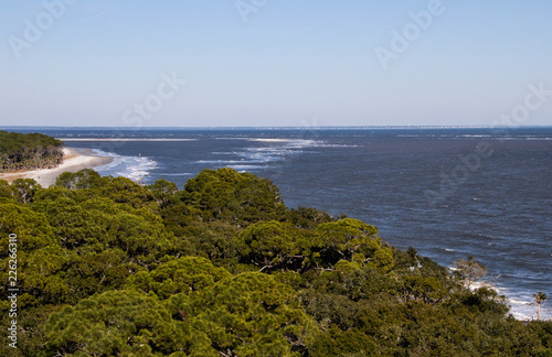 Seascape Hunting Island South Carolina near Beaufort