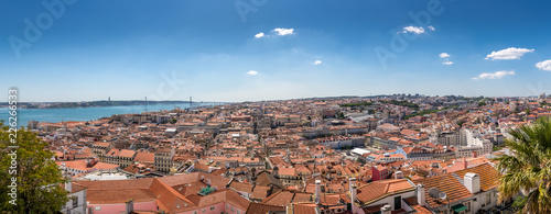 Lisbon view from St Jeorge Castle photo