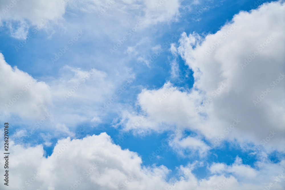 Blue Sky with Clouds