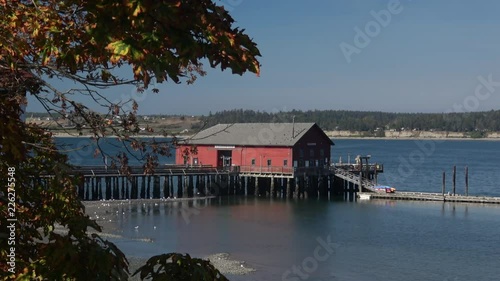 Coupville Harbor, Whidbey Island, Washington. A Popular Tourist Destination. photo