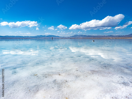 scenery of Chaka Salt Lake photo