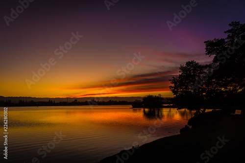 Shoreline Lake Sunset