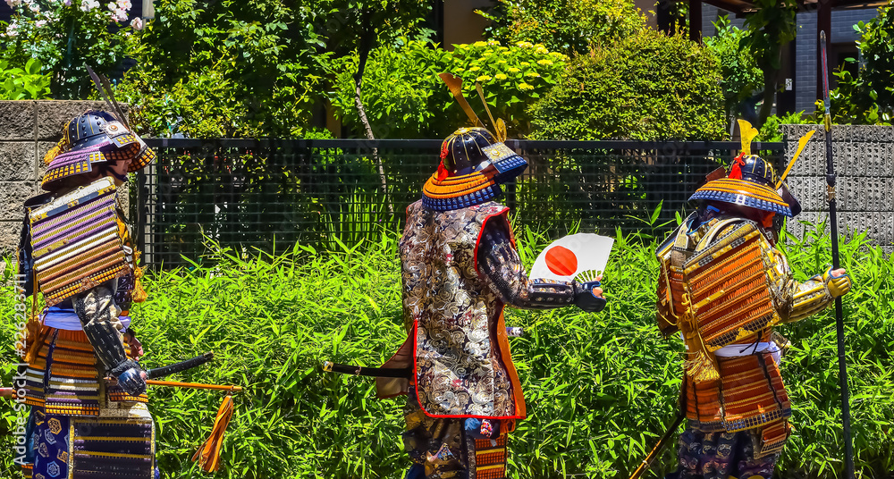 Fototapeta premium 武者行列 samurai