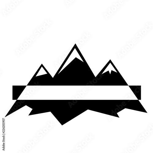 Logo Zeichen Berge
