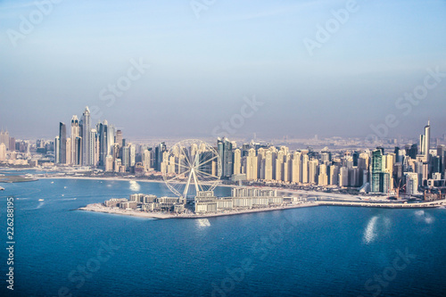 Dubai Emirates breathtaking views from a plane