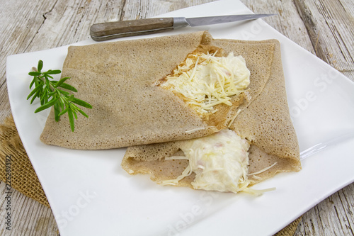 фотографія crêpes au fromage