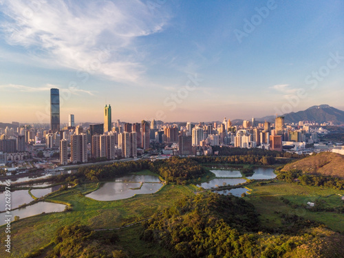 Fototapeta Naklejka Na Ścianę i Meble -  Cityscape of Shenzhen, China
