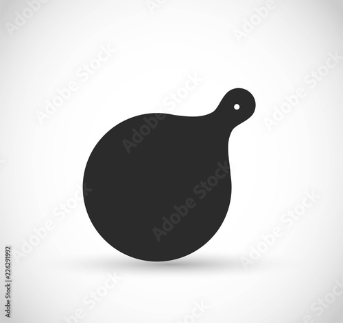Cutting board vector icon