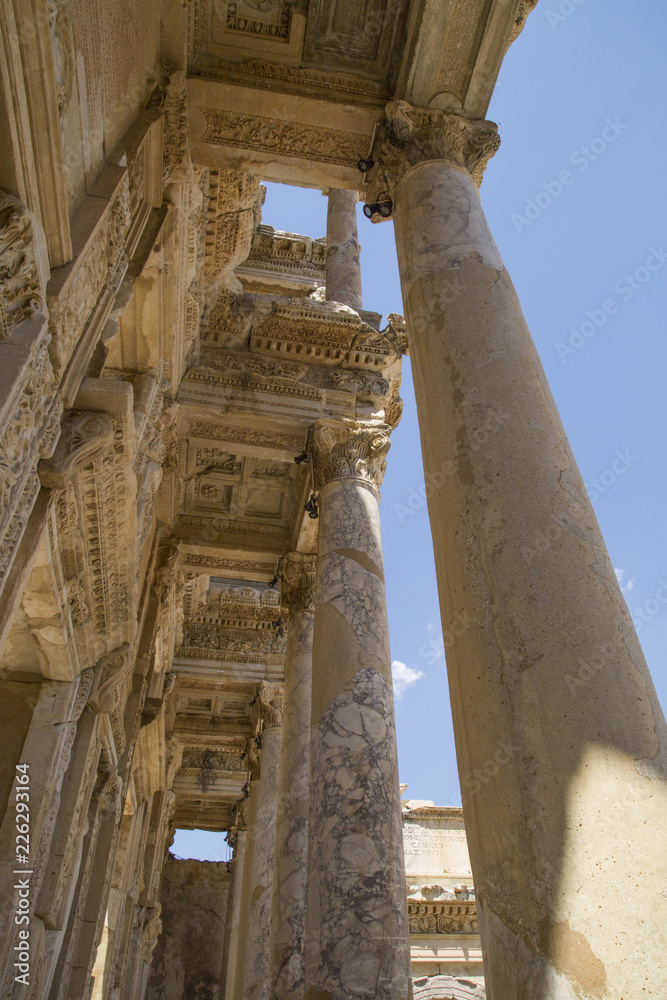 Celsus Library. Selcuk Ephesus, Izmir - Turkey