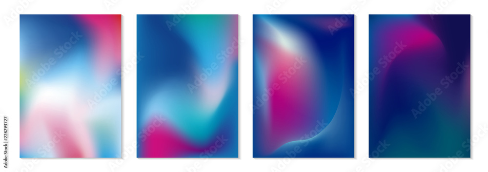 Abstract color flow background vector illustration