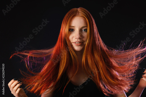 Portrait of beautiful young...