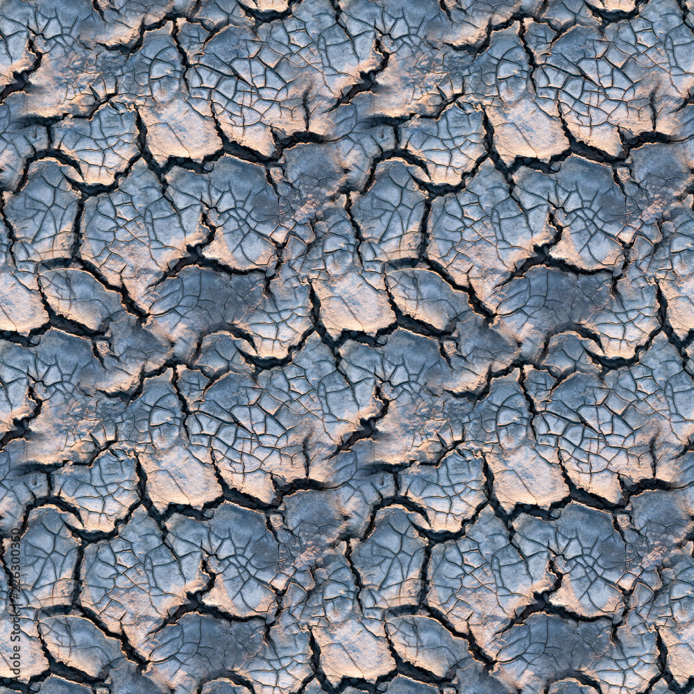 Cracked earth soil seamless pattern background Cracked earth soil seamless pattern background