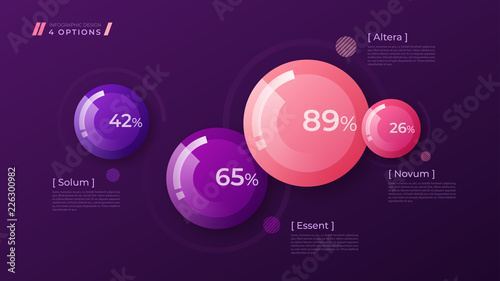 Vector colorful template for creating infographics, presentation