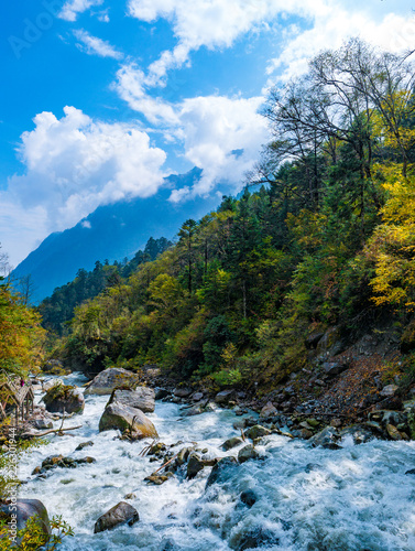 scenery of Conch Gully of Sichuan