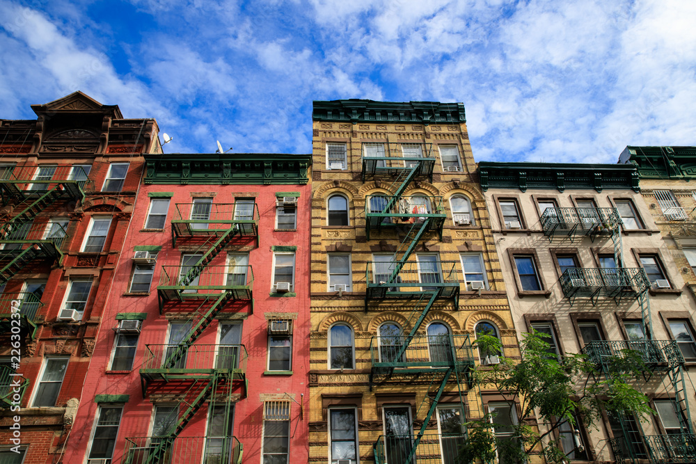 Façade de building, Manhattan, New York, USA