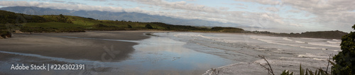 Westport New Zealand beach Panorama