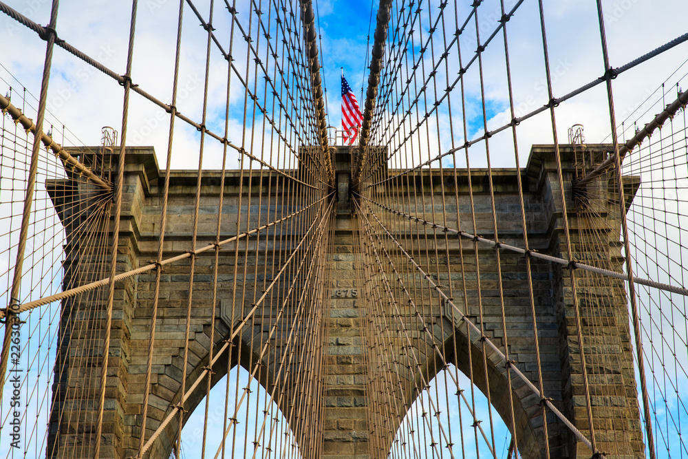 Fototapeta premium Pont de Brooklyn, New York, USA