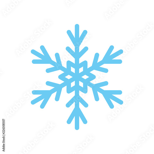 Vector winter snowflake