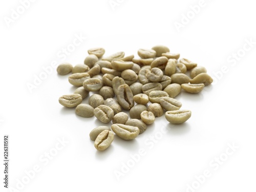 Green coffee beans