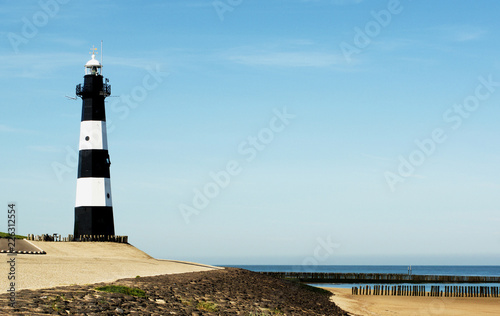 Breskens Lighthouse in Netherlands