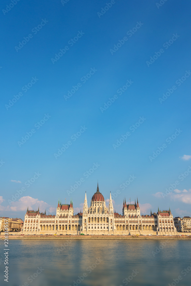 Budapest parliament and Danube river, Hungary Budapest parliament and Danube river, Hungary