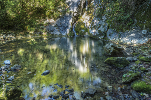 Montenars  Tulin waterfall. Orvenco stream