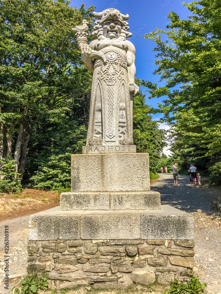 Statue of god Radegast
