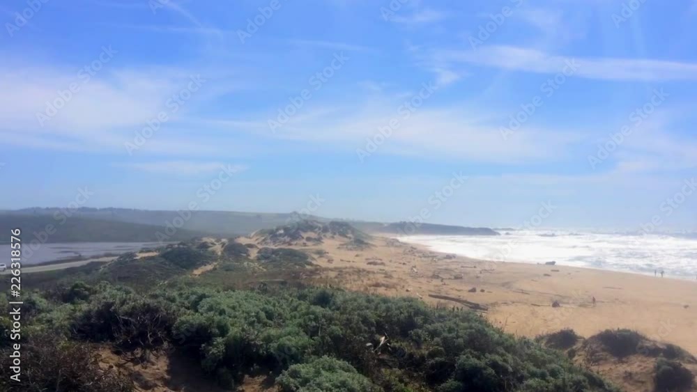 The Pacific Ocean from Highway One, at the Big Sur area, in California, United States. The Pacific Ocean from Highway One, at the Big Sur area, in California, United States.