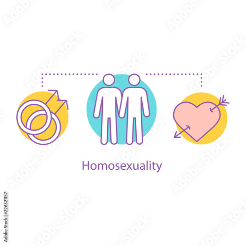 Homosexuality concept icon