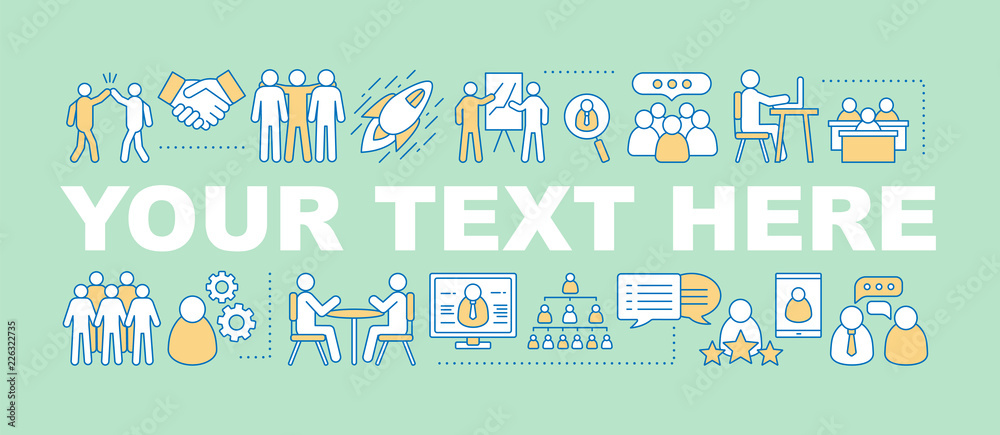 Leadership word concepts banner Leadership word concepts banner