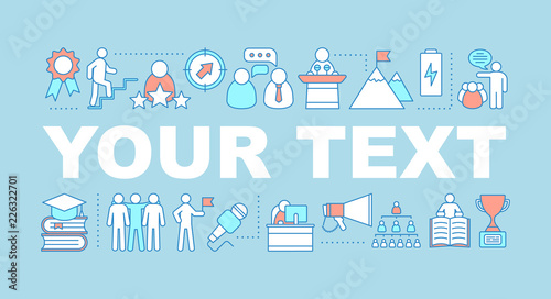 Leadership word concepts banner